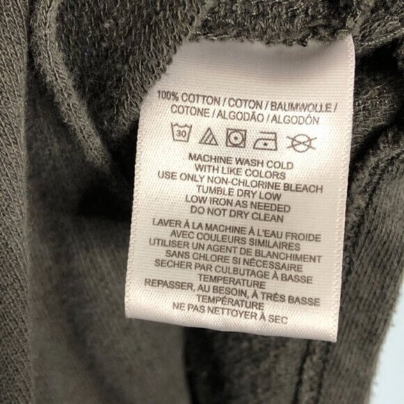 Free People Side Slit Hooded Cardi Zip Up Hoodie Cardigan Jacket We the Free XS - Picture 5 of 6